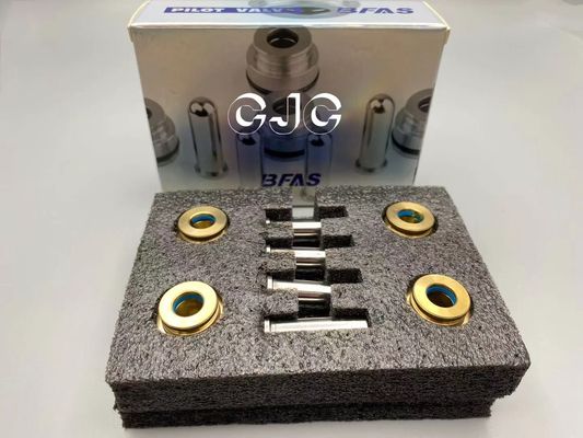 PC-6 Hydraulic Control Valve Part Pusher , Steel Excavator Spare Parts For Handle