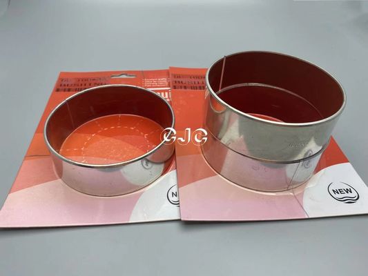 Mechanical Hydraulic Cylinder Bushing , Wrapped Bronze Bearing Bush STEEL Material