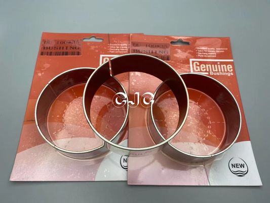 Graphite Copper Hard Steel Bushings , SK60-3 SK60-5 Steel Flange Bushing Oil Free